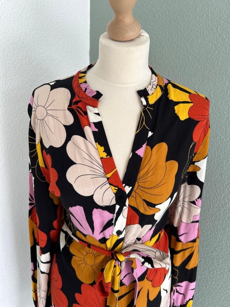 Fabienne Chapot maat 40 Dorien frill dress 252, Maat 38/40 (M), Meerkleurig, Ophalen of Verzenden, Zo goed als nieuw