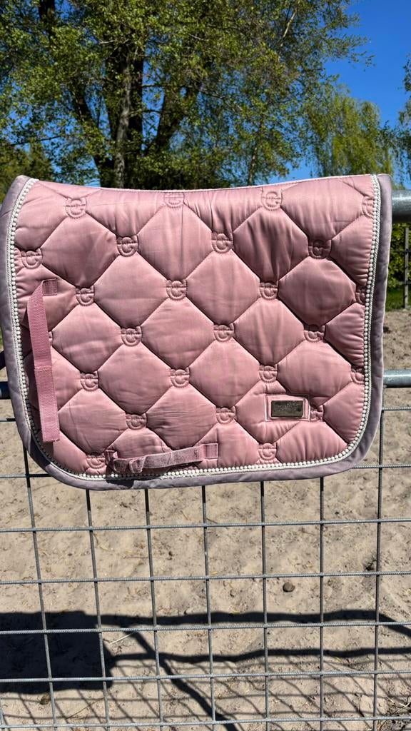 equestrian stockholm dekje roze (pink pearl), Dieren en Toebehoren, Cob (M), Ophalen of Verzenden, Zo goed als nieuw, Roze