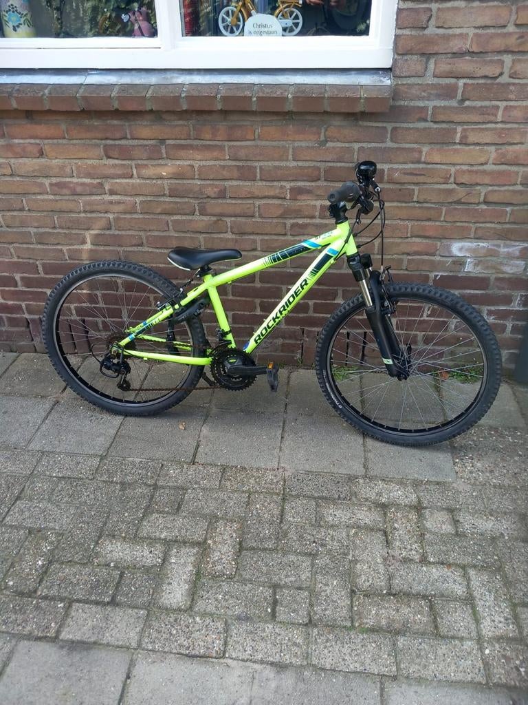 24" ROCKRIDER CROSSFIETS in Nette Staat., Fietsen en Brommers, Fietsen | Crossfietsen en BMX, Ophalen, 24 inch of meer, V-brakes