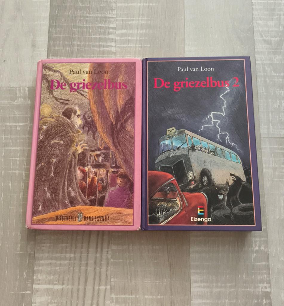 Griezelbus 1 en 2, Boeken, Paul van Loon, Fictie, Ophalen, Gelezen