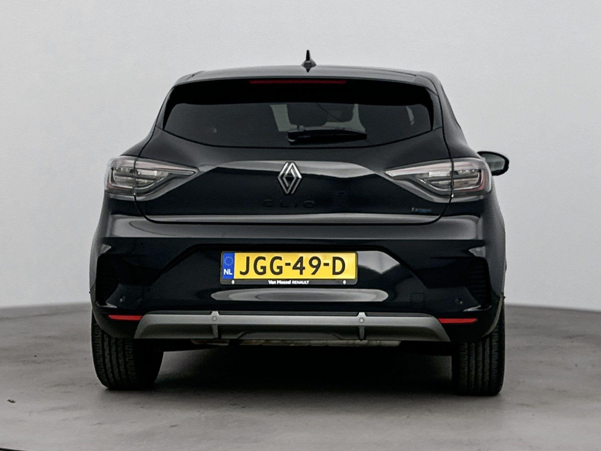 Renault Clio 1.6 E-Tech Full Hybrid Esprit Alpine 145PK | Au, Gebruikt, Euro 6, Leder en Stof, Zwart