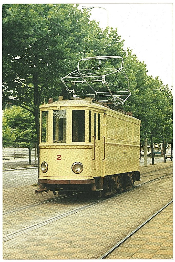 805309	Tram	Den Haag 1979 HTM Railreiniger 2 kaart, Ophalen of Verzenden, Gebruikt, Tram, Kaart of Prent