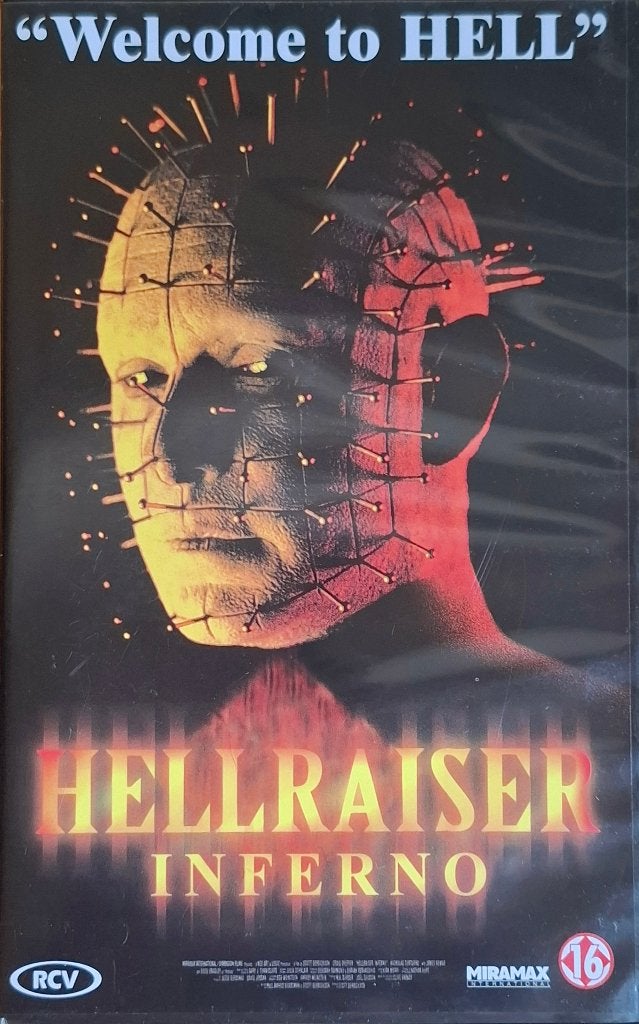 Hellraiser 5: Inferno - VHS - RCV, Horror, Nederlands ondertiteld, Engels, Vanaf 16 jaar