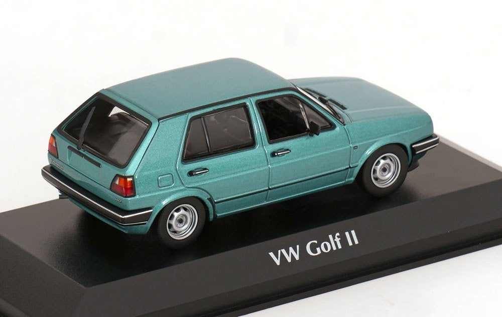 Maxichamps 1:43 Volkswagen Golf 2, 4 deurs 1985 Turquoise, -, Nieuw, Ophalen of Verzenden, -