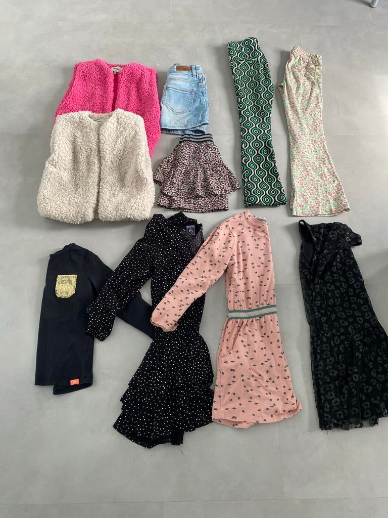 Kleding set voor meisjes maat 122/128, Ophalen of Verzenden, Gebruikt, Meisje, Jurk of Rok