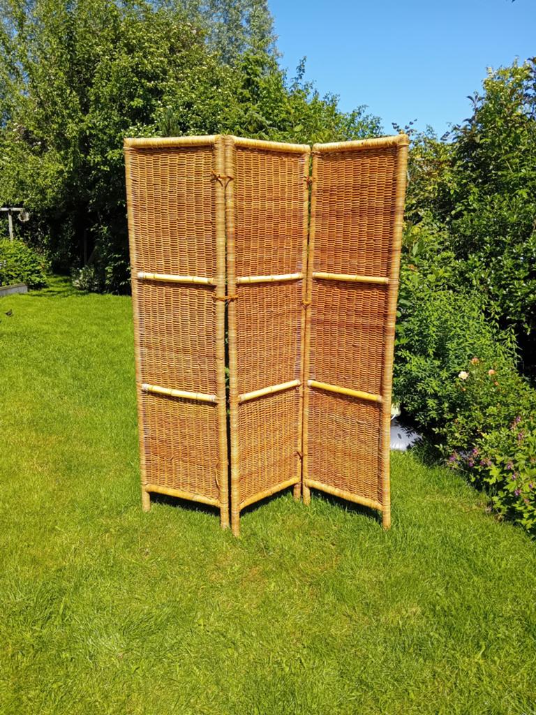 Rieten/rotan kamerscherm, Ophalen