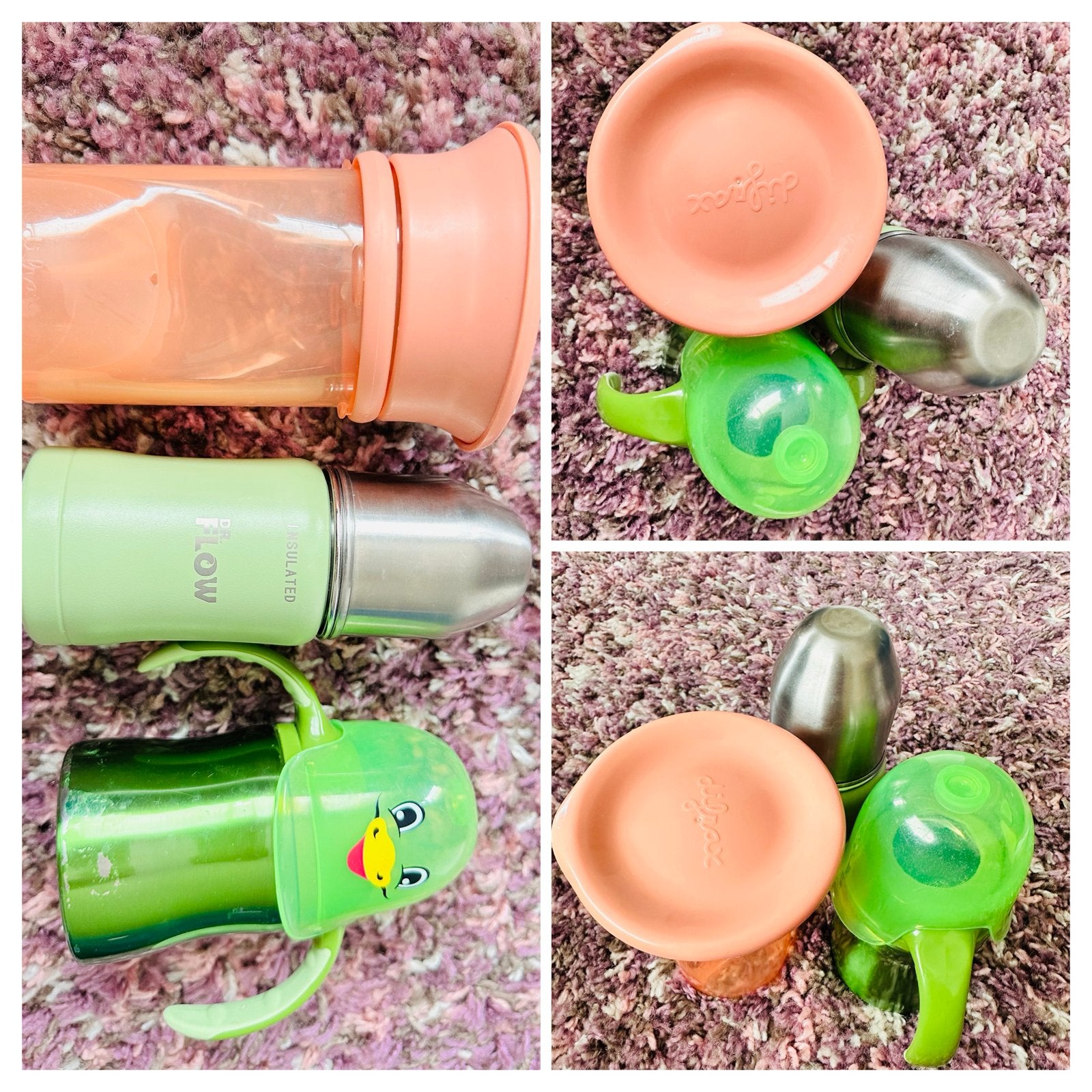 Babyvoeding set: Flessen, drinkbeker en bordje, Ophalen, Gebruikt, Babyfles, Overige merken
