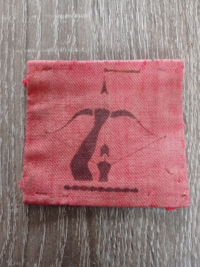 Patch Anti Aircraft Command, geprinte uitvoering., Verzamelen, Ophalen of Verzenden, Landmacht, Engeland, Embleem of Badge