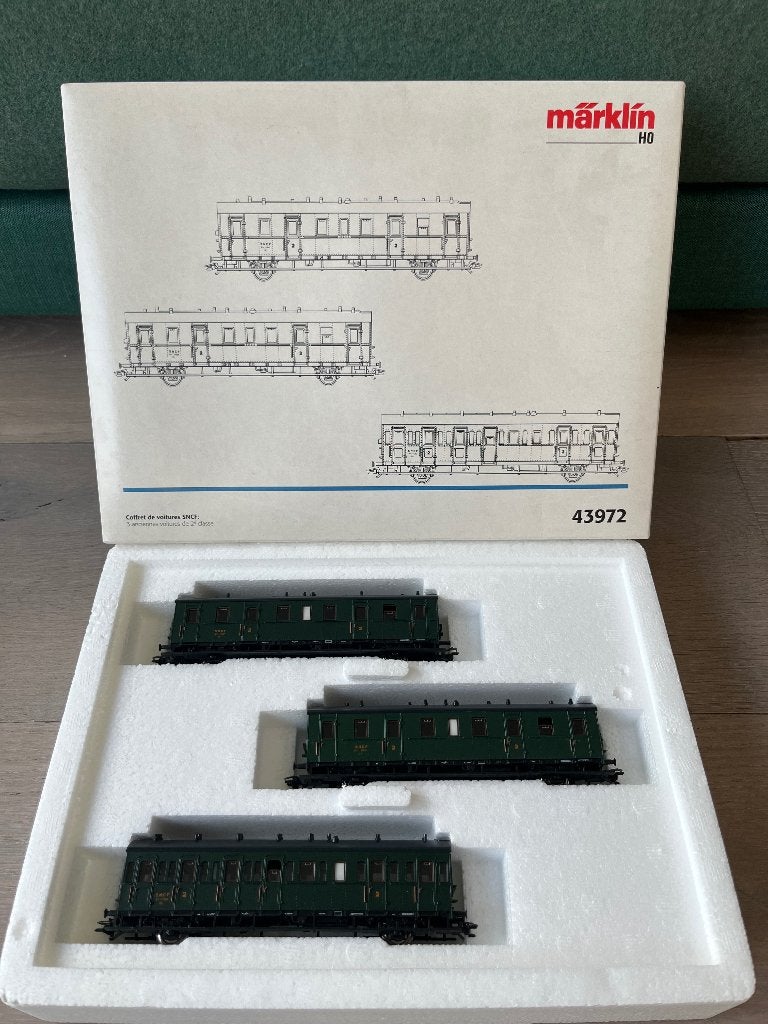 Marklin 43972  ho wagons nieuwstaat, Wisselstroom, Treinset, Nieuw, Ophalen of Verzenden