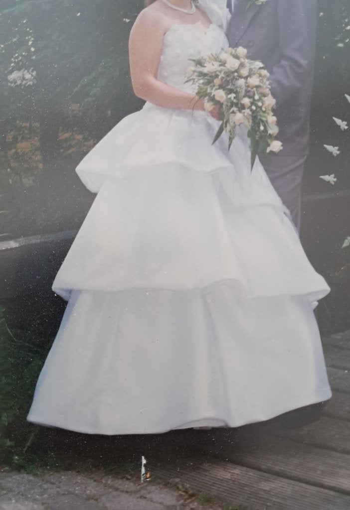 Pronovias Trouwjurk mt 38, Ophalen of Verzenden, Zo goed als nieuw, Wit, Trouwjurk
