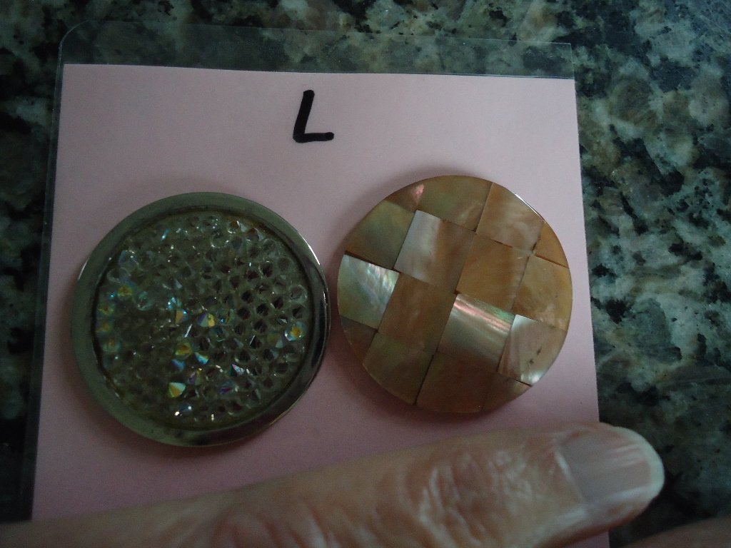 2 mooie munten voor in mimoneda hanger 1 vol steentjes L, Sieraden, Tassen en Uiterlijk, Kettinghangers, Ophalen of Verzenden