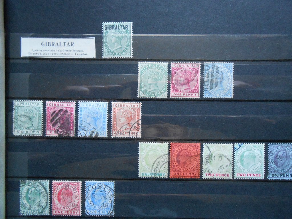 postzegelverzameling Gibraltar, Ophalen of Verzenden