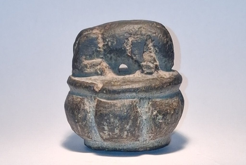 Gewicht Shiquan 石权  China1850-1870, 2 Kuping Tael 75g Steen, Ophalen of Verzenden