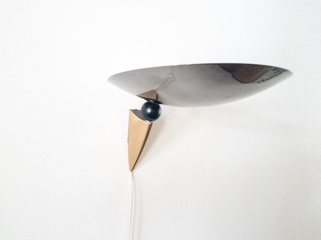 Vintage Herda wandlamp in Memphis stijl, Huis en Inrichting, Lampen | Wandlampen, Gebruikt, Vintage design, Mid Century Modern