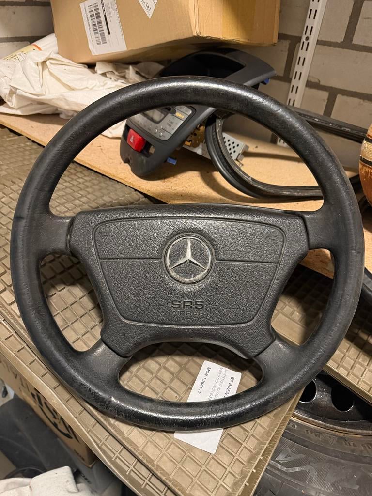Mercedes benz stuur w202,w201,w124, Auto-onderdelen, Besturing, Ophalen of Verzenden, Gebruikt, Mercedes-Benz