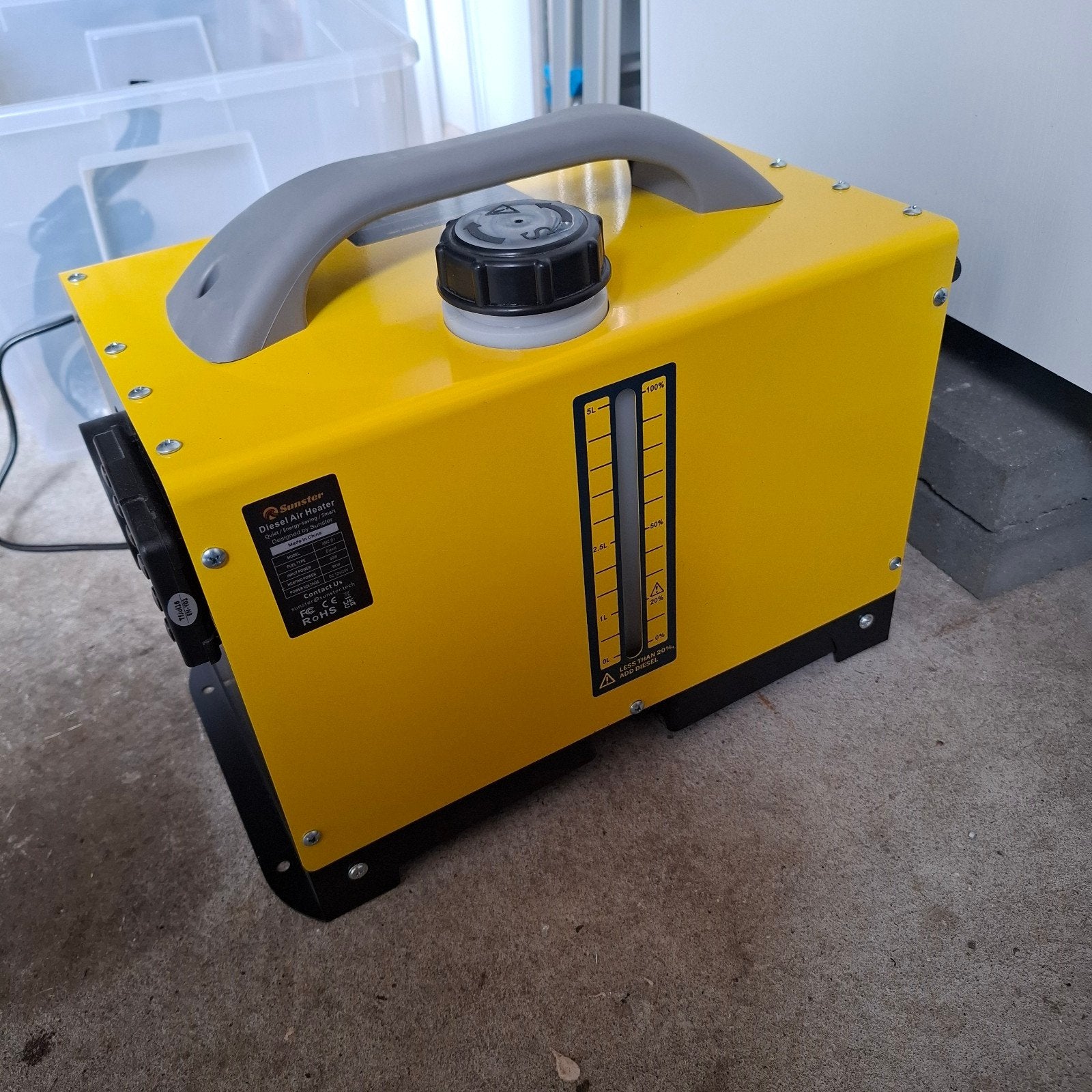 Diesel kachel 8 kw, Huis en Inrichting, Ophalen, Gebruikt, Vrijstaand, Overige soorten