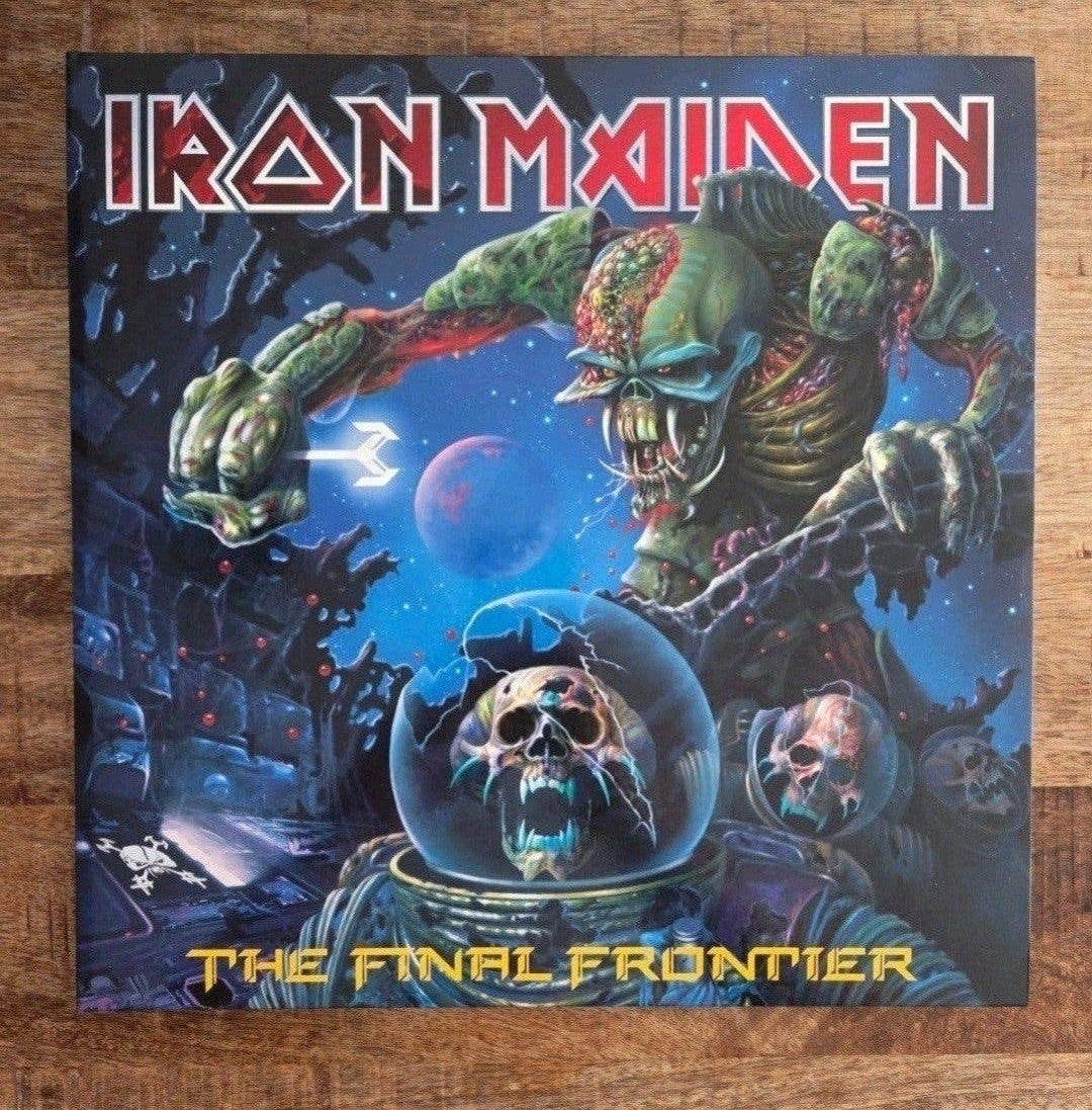 Dubbel lp Iron Maiden the final frontier, Ophalen of Verzenden, Zo goed als nieuw, 12 inch