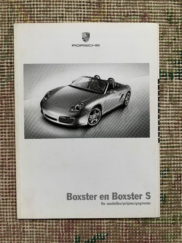 Nederlandse prijslijst Porsche Boxster en Boxter S 987 2004, Porsche, Ophalen of Verzenden, Zo goed als nieuw, Porsche