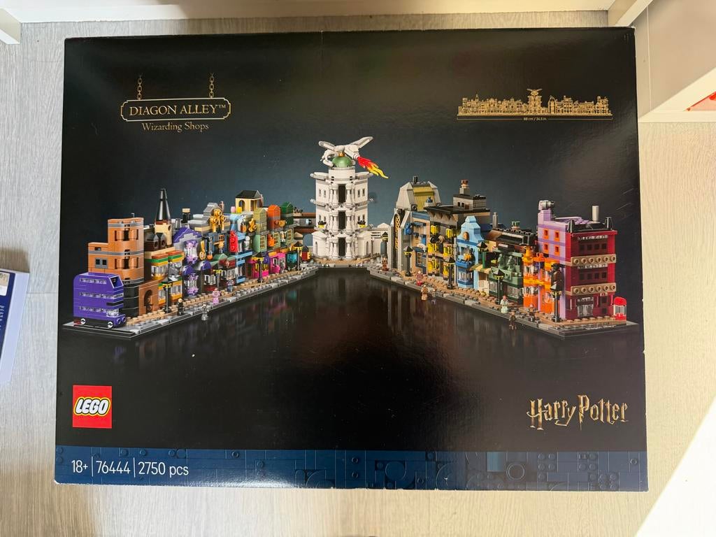 LEGO Harry Potter Diagon Alley 76444, Ophalen, Harry Potter, Zo goed als nieuw, Complete set