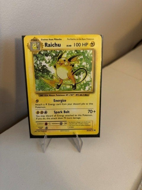 Raichu Evolutions (36/108), Ophalen of Verzenden, Zo goed als nieuw, Losse kaart