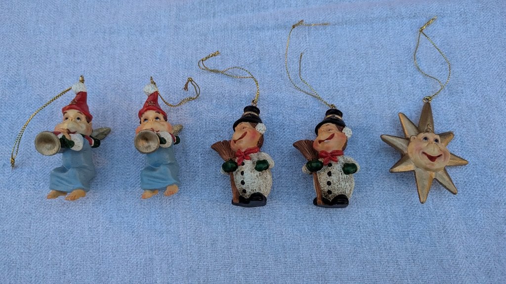 Efteling hangers laafjes kerst, Ophalen of Verzenden, Zo goed als nieuw, Beeldje of Poppetje