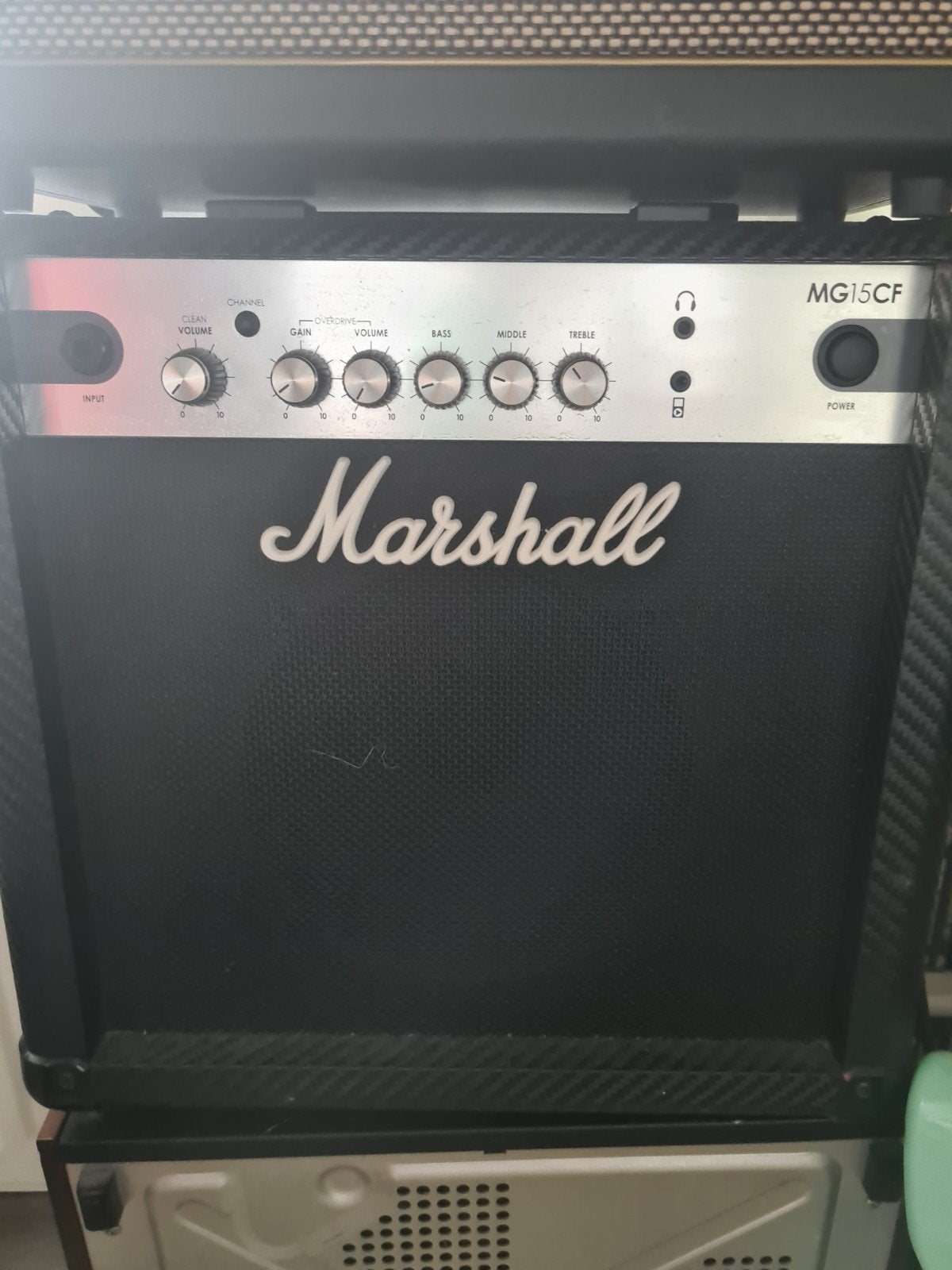 Marshall MG15CF Gitaarversterker - Zo goed als nieuw, Muziek en Instrumenten, Ophalen, Zo goed als nieuw, Gitaar, Minder dan 50 watt