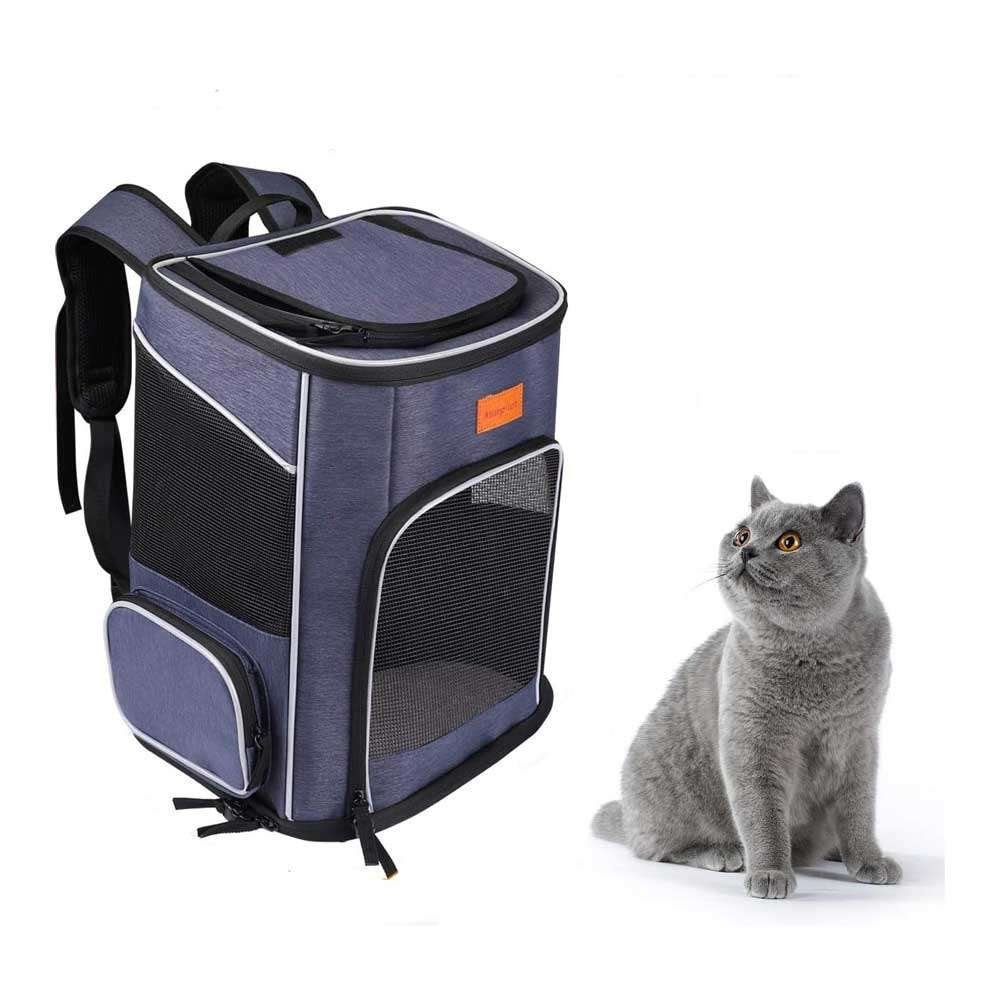 Kattenrugzak met venster 33x28x42 cm, rugzak kat tot 7 kg, Info@zoospot.nl, Nieuw, Disketteweg 18, 1033 NW Amsterdam, Verzenden