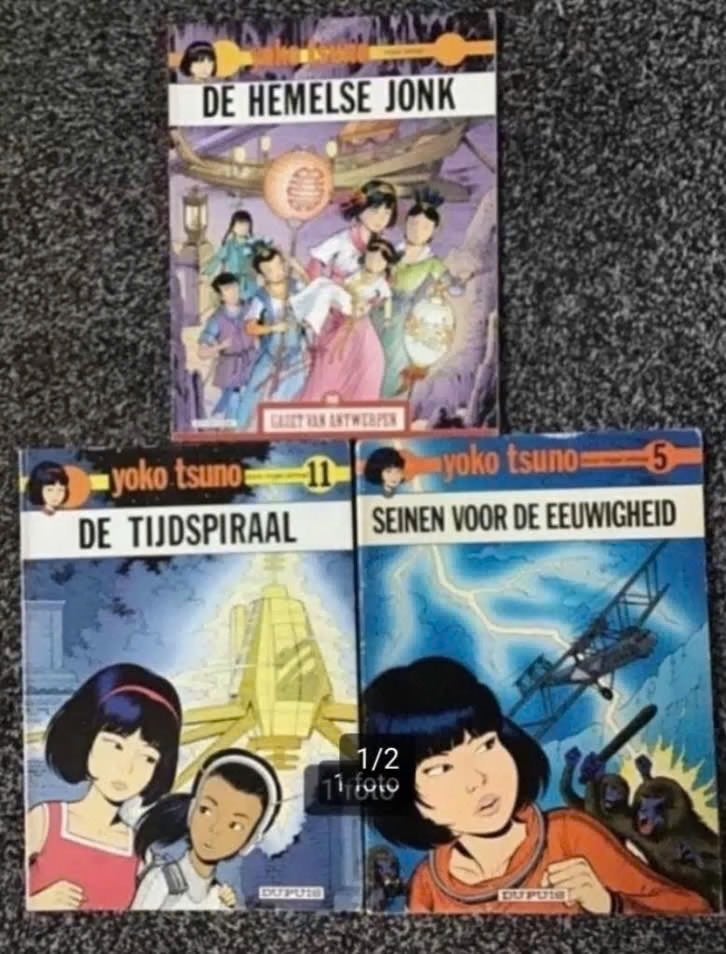 3 delen Yoko Tsuno door Roger Leloup., Boeken, Meerdere stripboeken, Ophalen of Verzenden, Gelezen