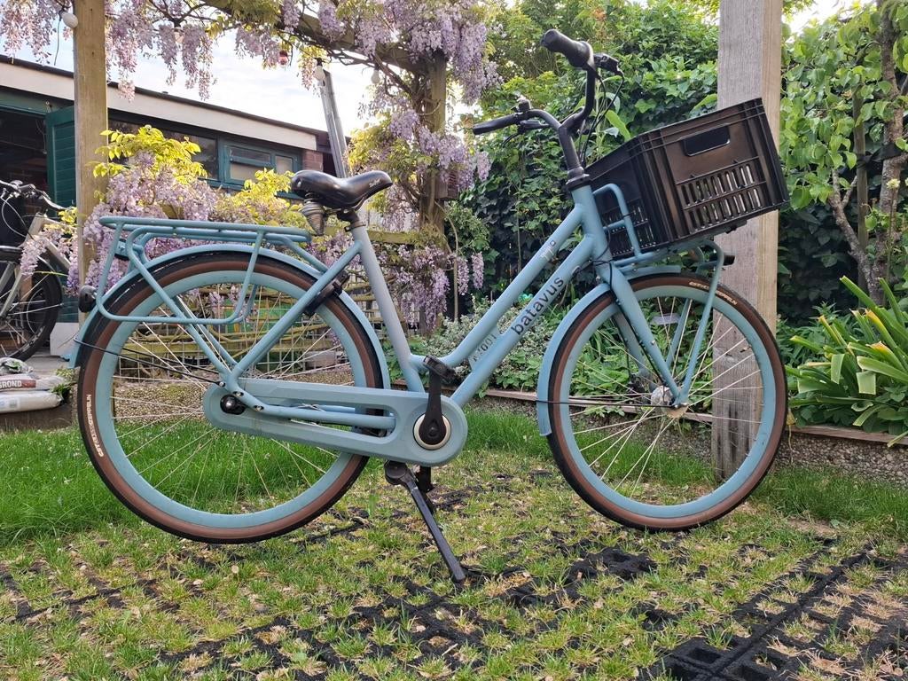 Batavus Quip 55cm - Comfortabele Stadsfiets met Veel Opties, Ophalen, Versnellingen, Batavus, Schijfrem