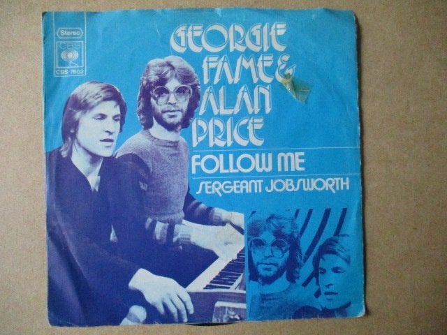 s2134 georgie fame and alan price - follow me, Ophalen, Gebruikt, Overige genres, 7 inch