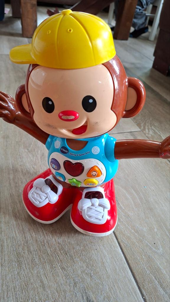 VTech Swing & Speel Aapje - Interactief Speelgoed, Kinderen en Baby's, Speelgoed | Vtech, Ophalen, Gebruikt, 6 maanden tot 2 jaar