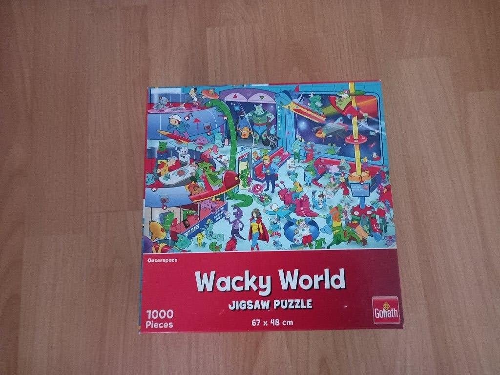 Wacky World 1000 stukjes, Ophalen of Verzenden, 500 t/m 1500 stukjes, Zo goed als nieuw, Legpuzzel