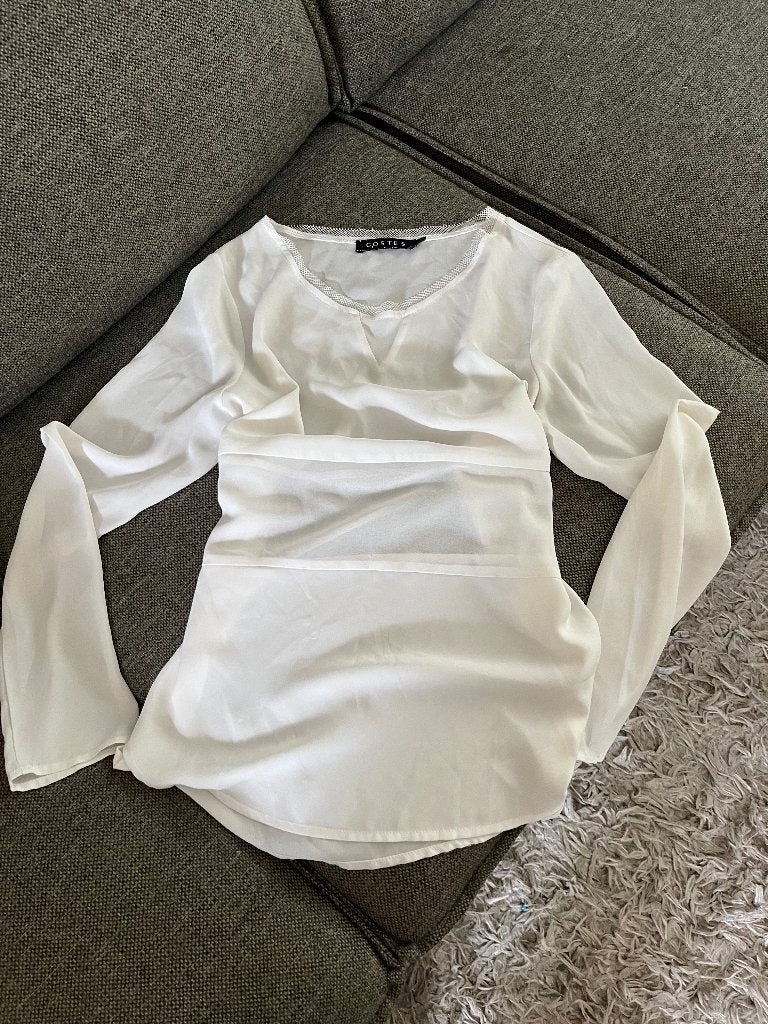 Costes blouse maat 34, Wit, Ophalen of Verzenden, Costes, Maat 34 (XS) of kleiner