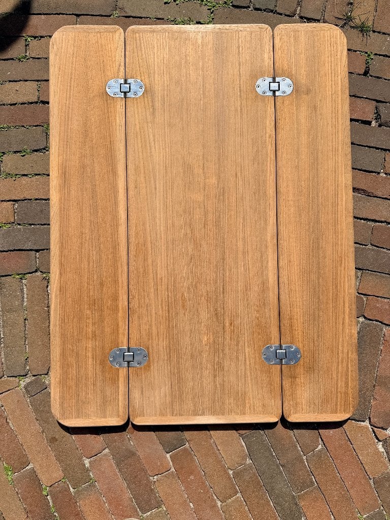 Klaptafel massieve teak tafel voor boot, Ophalen, Nieuw, Interieur en Kussens