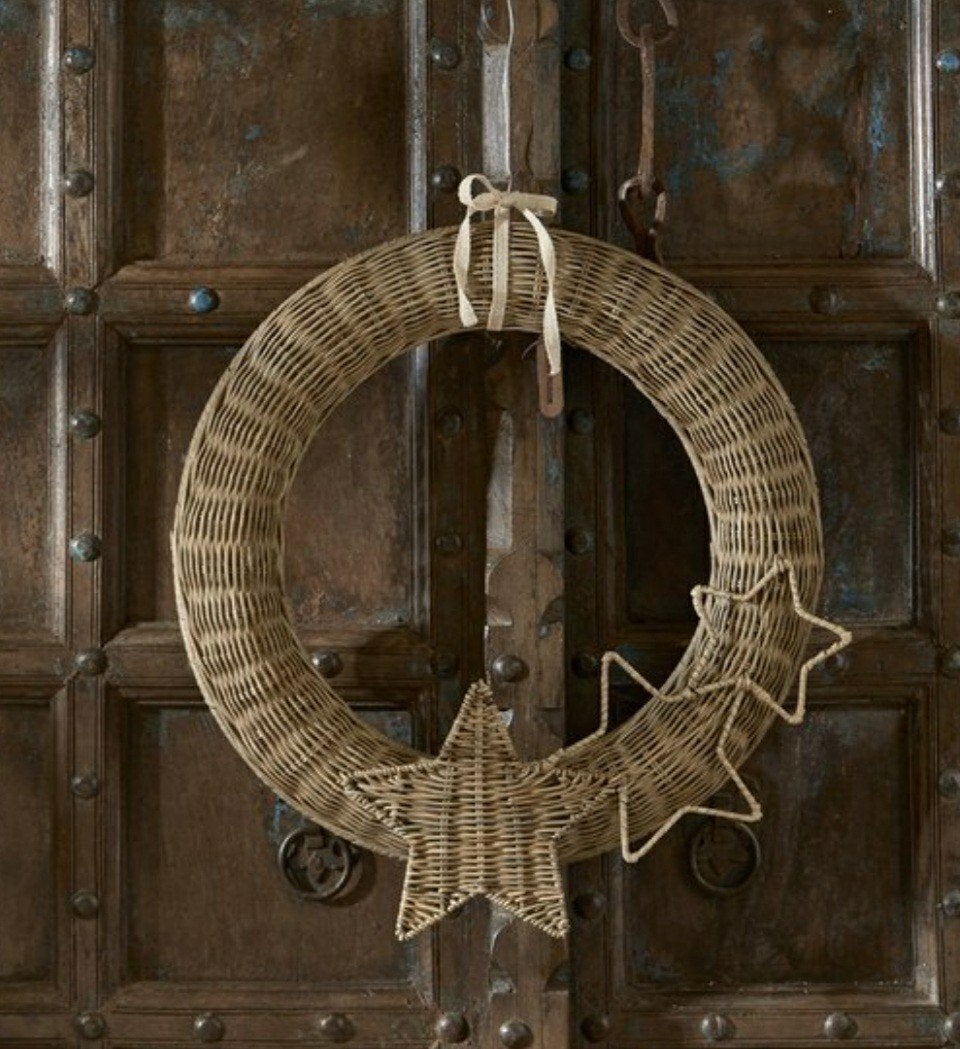 riviera maison rustic rattan Falling star wreath 25%, Ophalen, Nieuw