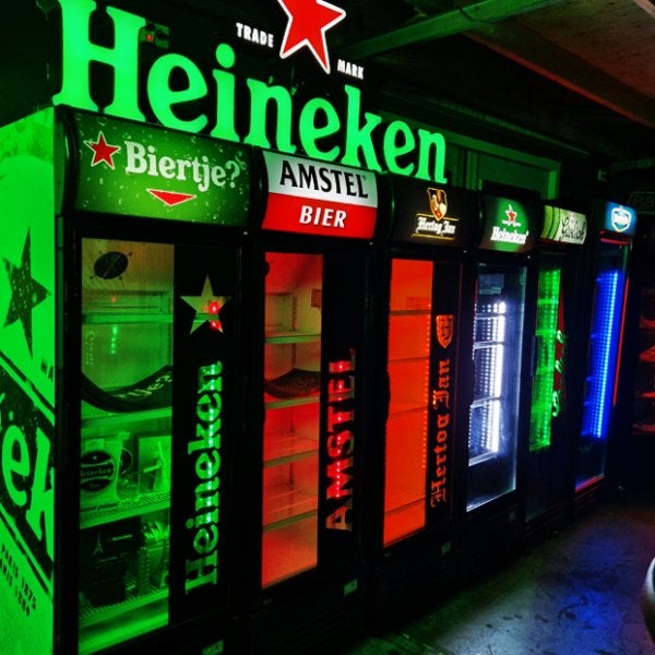 Hertog Jan Heineken Grolsch Bier Amstel KS XXL koelkast, Witgoed en Apparatuur, Zonder vriesvak, 200 liter of meer, 60 cm of meer