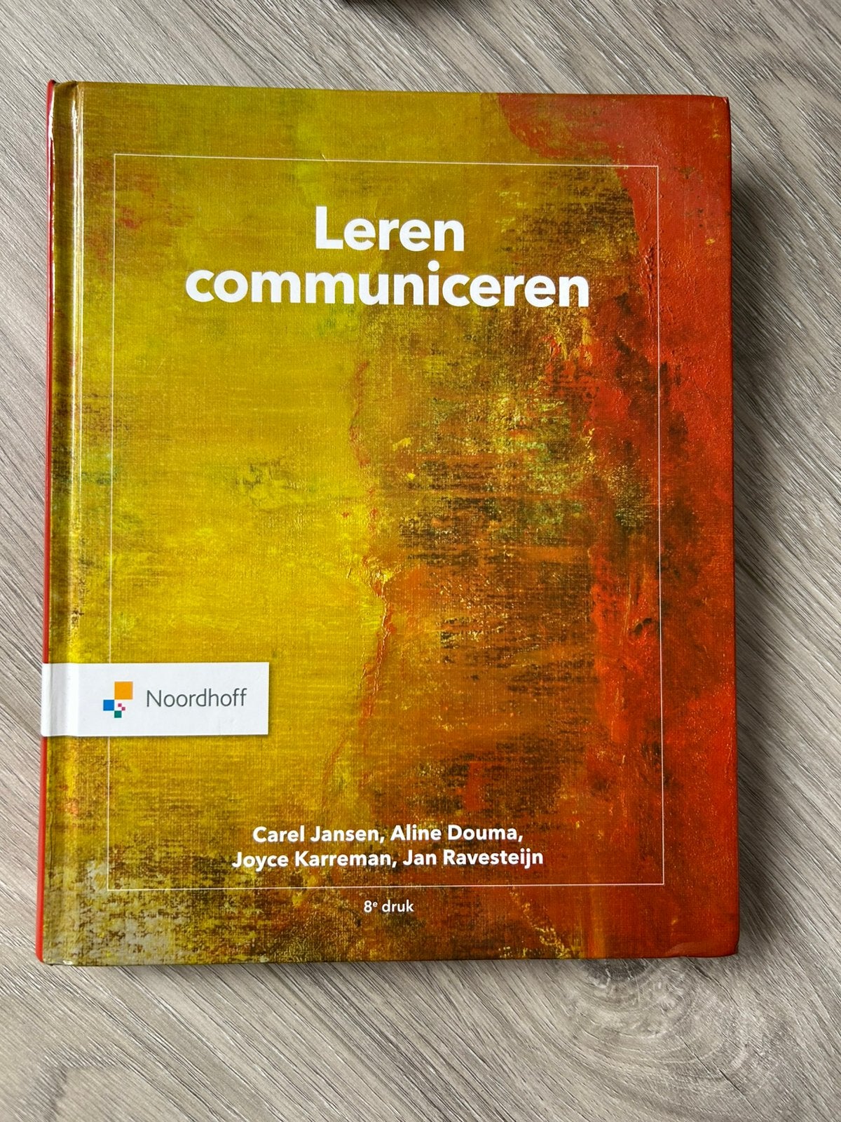C. Jansen - Leren communiceren, Zo goed als nieuw, C. Jansen; J. Karreman; A. Douma; J. Ravesteijn, Alpha, HBO