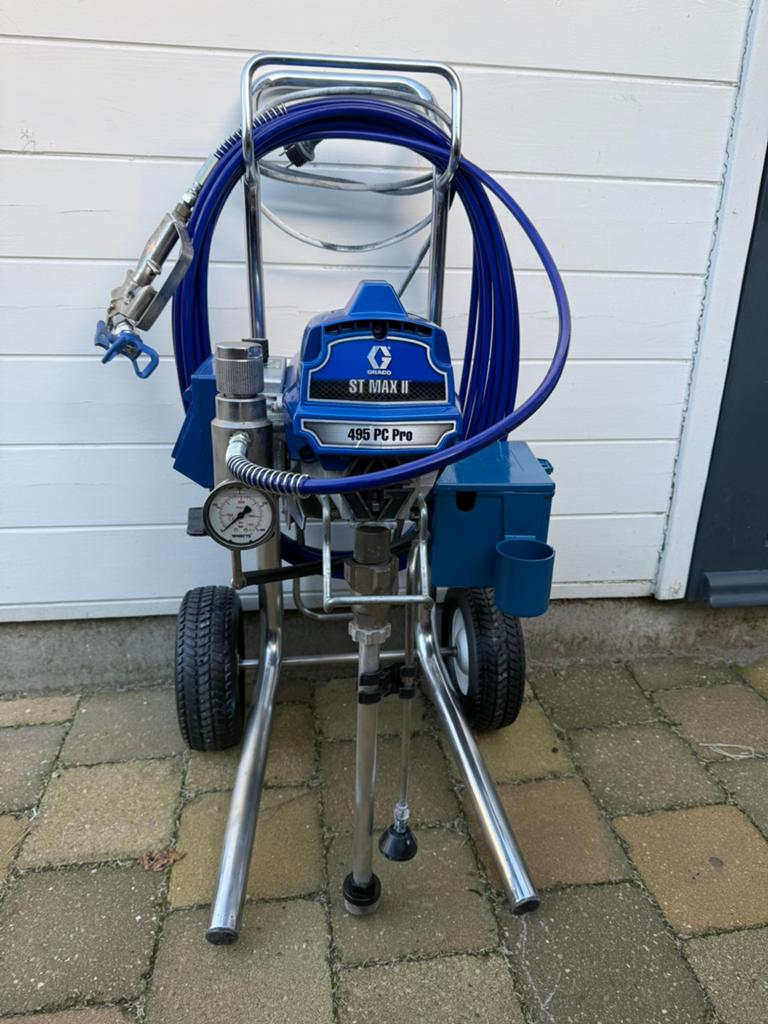 Graco 495 PC Pro BlueLink compleet gereviseerd!, Doe-het-zelf en Verbouw, Schildersmaterialen, Zo goed als nieuw, Verfspuit of Verfpomp