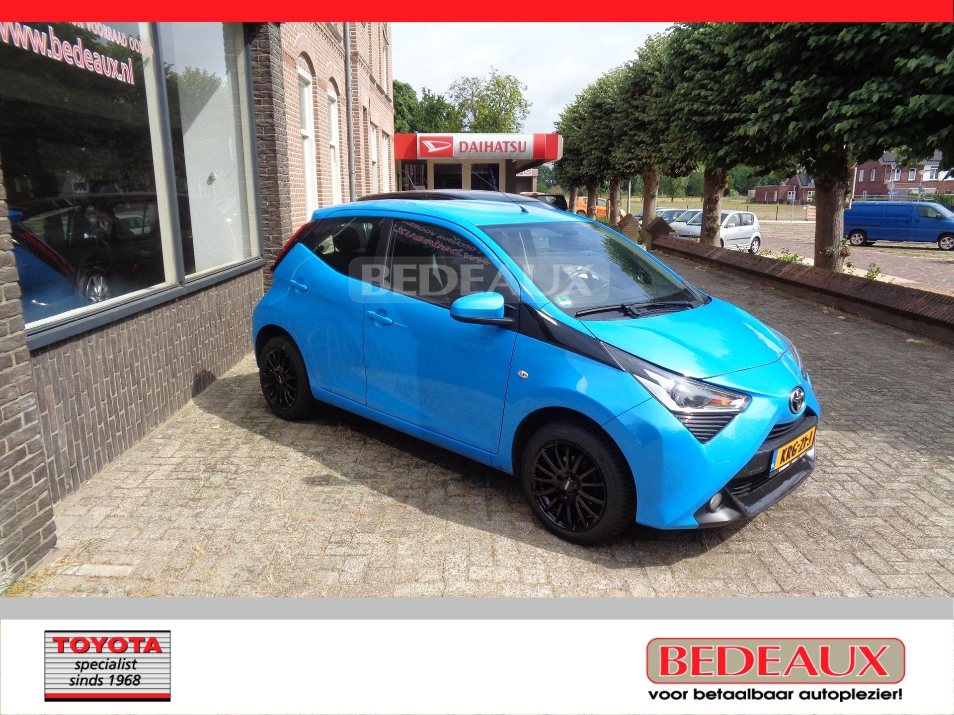 TOYOTA Aygo 1.0 VVT-i 69pk 5D x-joy Edition, rijklaar met 12, 12 maanden, Stof, Gebruikt, Bedrijf