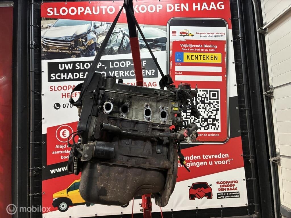 Ford Ka Fiat 500 ('08-'16) 1.2 Motorblok 169A4000 131.847 KM, Auto-onderdelen, Motor en Toebehoren, Gebruikt, Ford, Ophalen of Verzenden