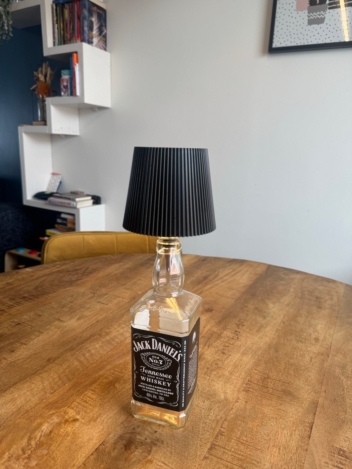 Jack Daniels Lamp - USB-C Oplaadbaar, Huis en Inrichting, Lampen | Tafellampen, Ophalen of Verzenden, Zo goed als nieuw, Oplaadbaar
