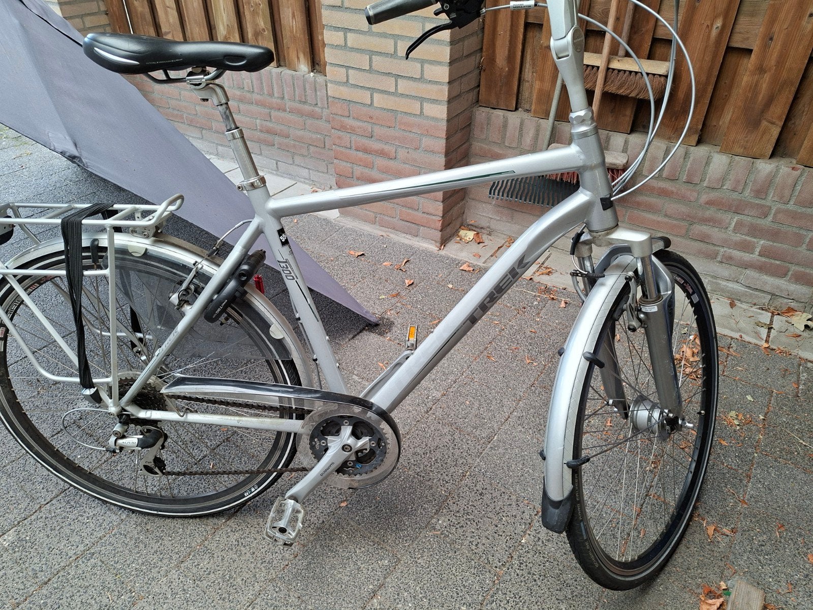 Lichte Trek 1300 herenfiets 55cm, 24 versnellingen, 28 inch, Gebruikt, Vering, Velgrem
