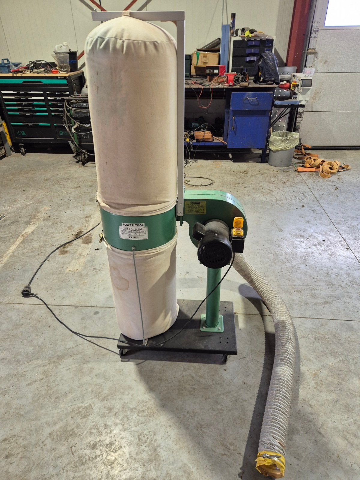 Zaagsel afzuiging 230V / 750W - Power Tool Dust Collector, Doe-het-zelf en Verbouw, Ventilatie en Afzuiging, Ophalen, Gebruikt