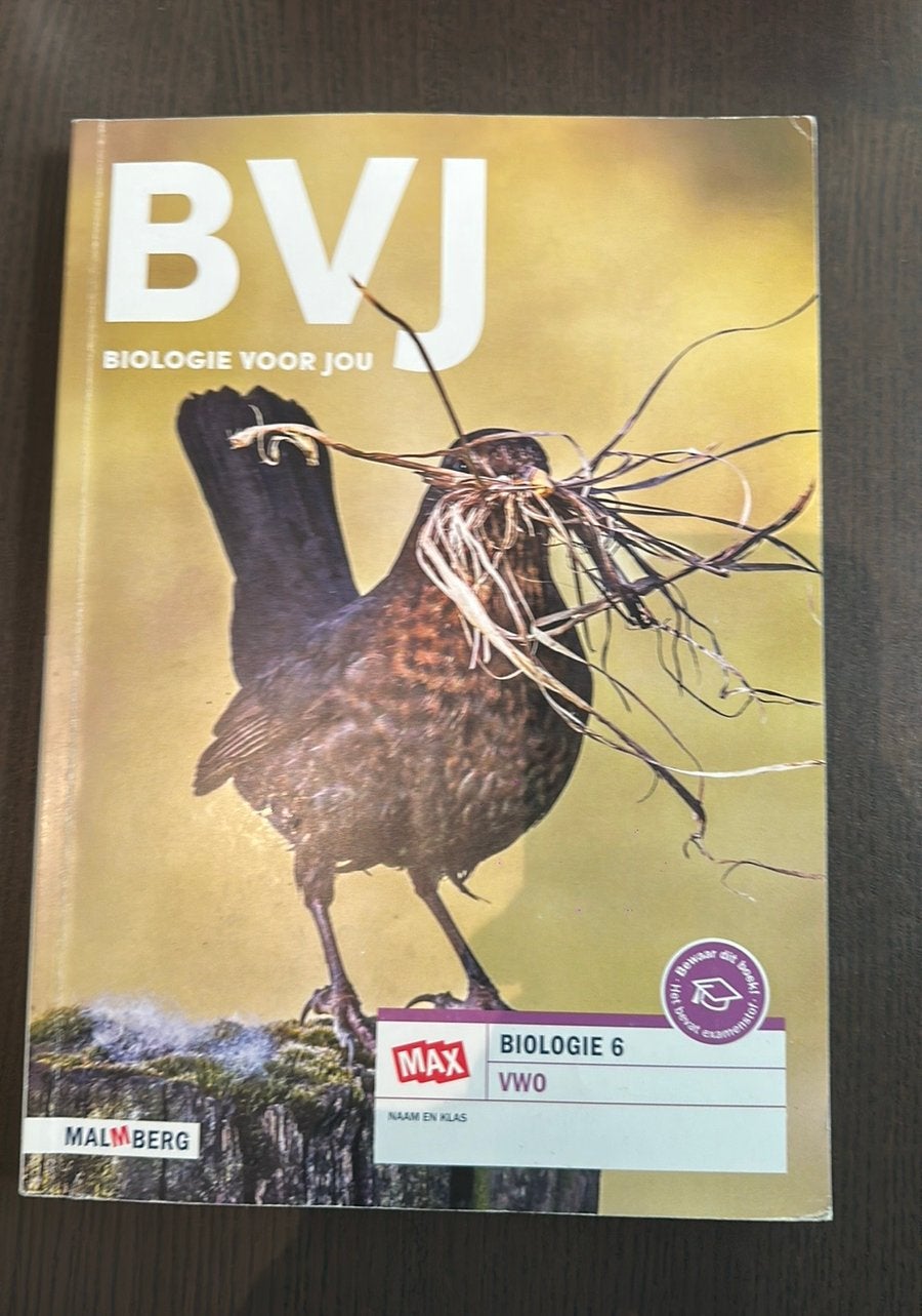 Biologie voor jou vwo 6 boek, Ophalen of Verzenden, Zo goed als nieuw, VWO, Biologie