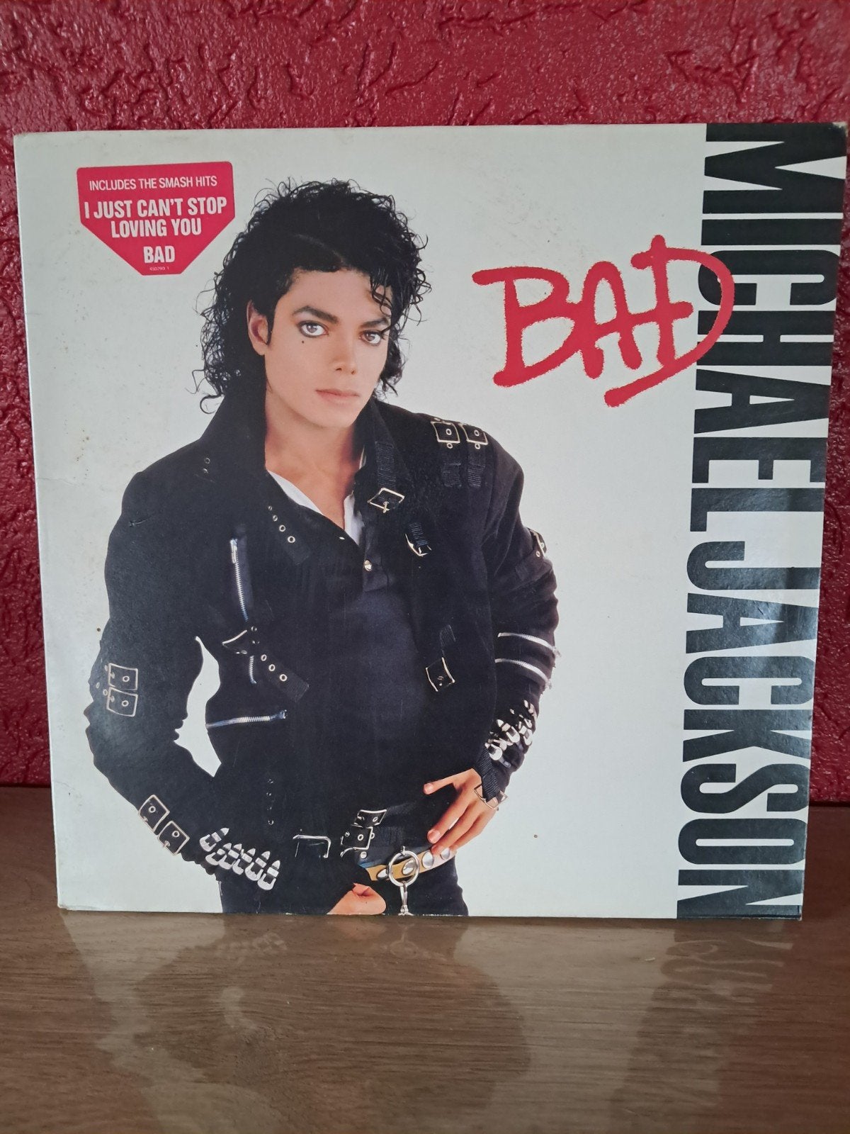 Iconische vinyl-elpee van het album Bad van Michael Jackson., Ophalen of Verzenden, Zo goed als nieuw, Pop, LP