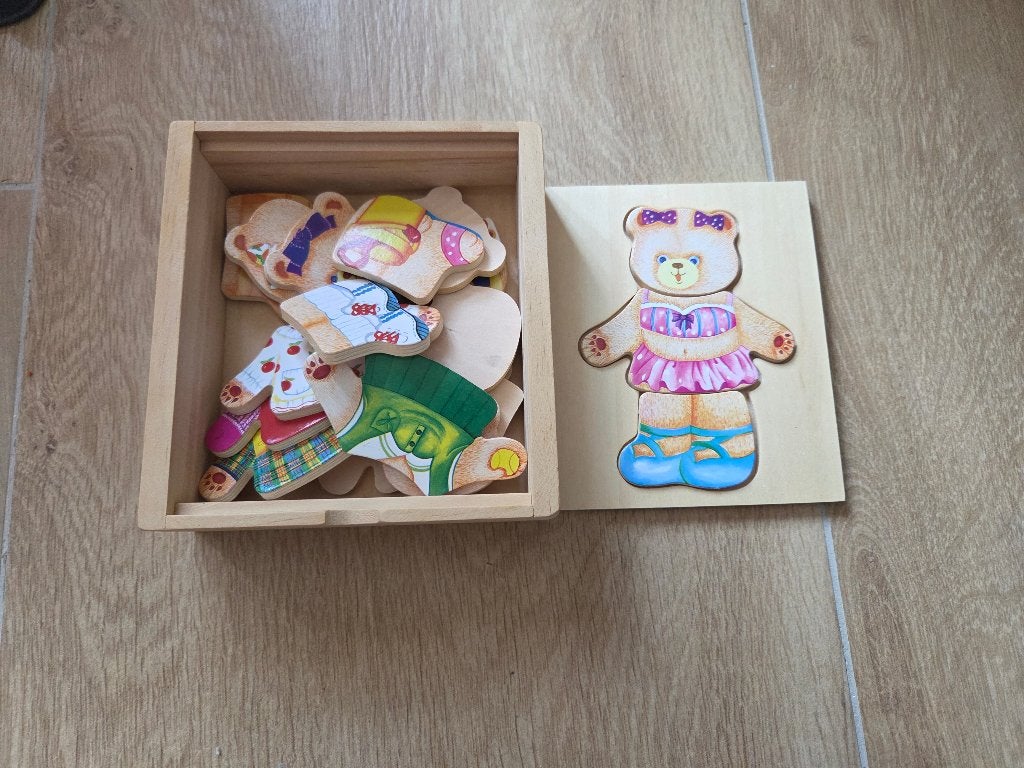 Beren puzzeltje, Ophalen, Minder dan 500 stukjes, Zo goed als nieuw, Legpuzzel