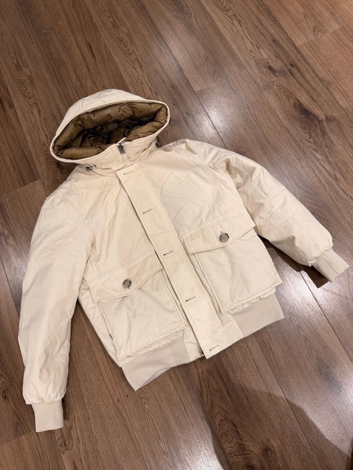 WOOLRICH jas wit maat S origineel, Ophalen of Verzenden, Gedragen, Maat 46 (S) of kleiner, Wit