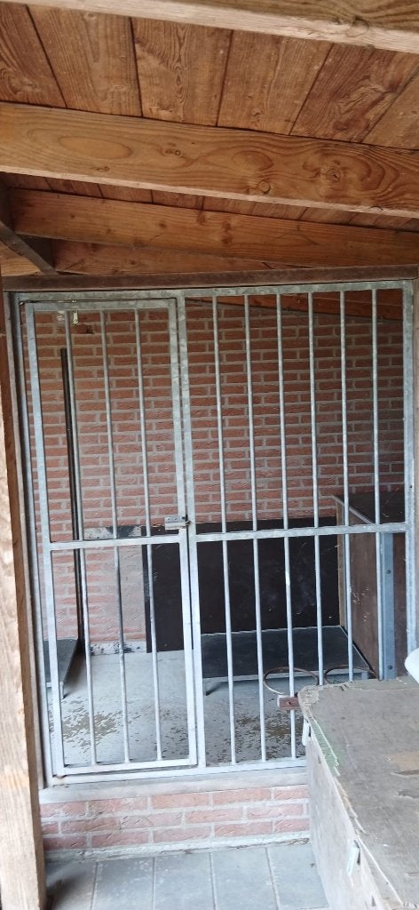 Hondenkennel spijlelement + geïsoleerd nachthok, Dieren en Toebehoren, Hondenhokken, Hondenkennel, 100 cm of meer, Ophalen of Verzenden