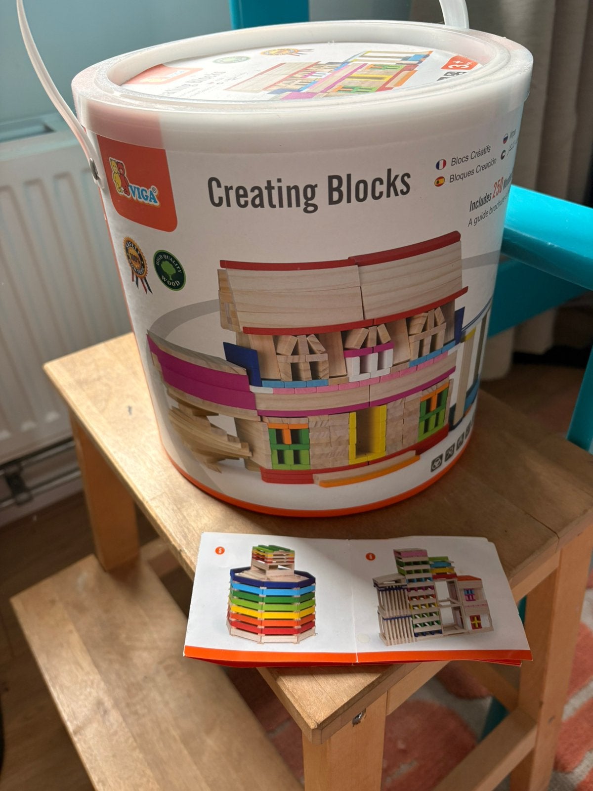 Viga bouw blokken, creating blocks, Kinderen en Baby's, Ophalen of Verzenden, Zo goed als nieuw