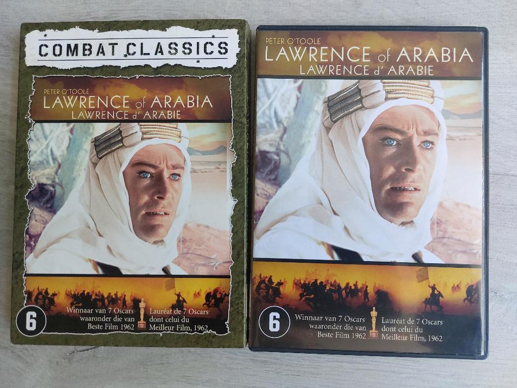 DVD Lawrence of Arabia (1962) (Peter O'Toole, Omar Sharif), Cd's en Dvd's, Dvd's | Klassiekers, Ophalen, 1960 tot 1980, Zo goed als nieuw
